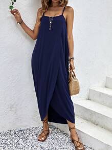 SHEIN LUNE 女士連衣裙 - 藏蓝色 - 查看 1