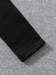 SHEIN Young Girl Floral Pattern Mesh Overlay Cold Shoulder Belted Dress - Multicolor - View 8