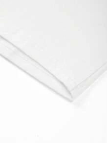 SHEIN BASICS Top tank crop de dos tonos - Blanco - Ver 4