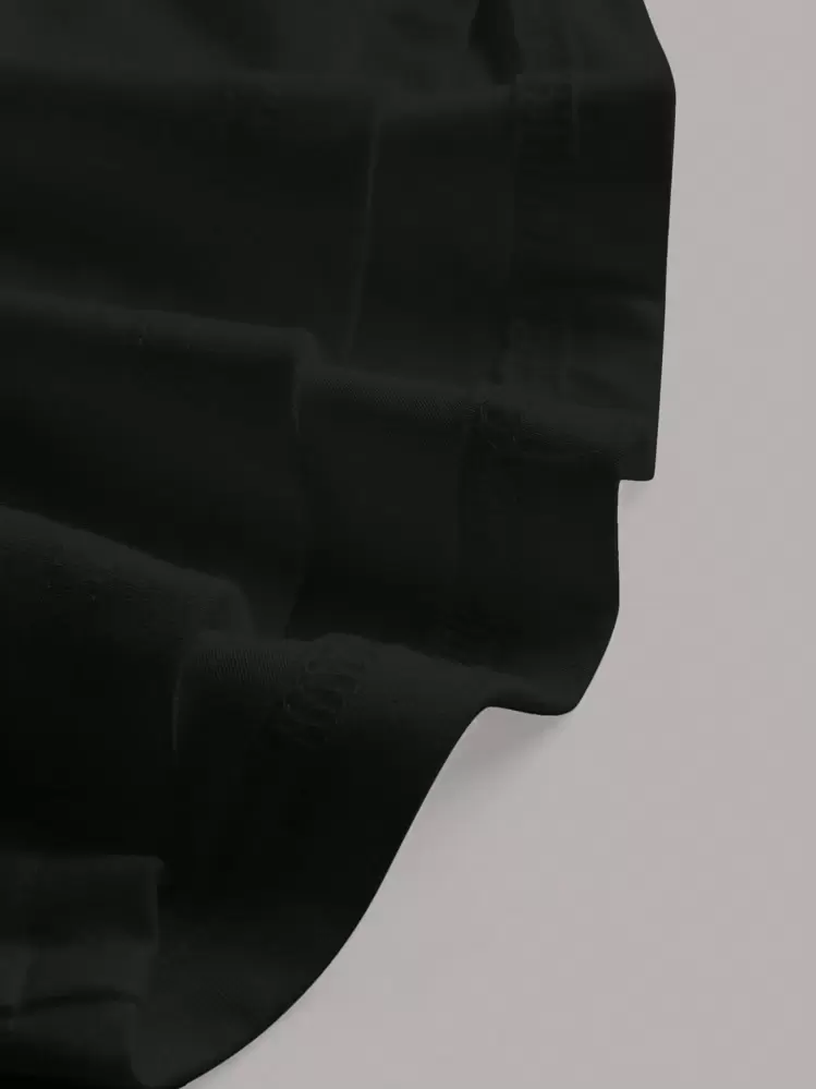 SHEIN EZwear Top Negro Sin Mangas Con Cuello Falso Y Ruchado - Negro - Añade 3