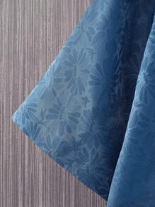 Manfinity Homme Men Floral Print Button Up Shirt - Blue - View 4