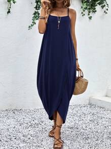 SHEIN LUNE 女士連衣裙 - 藏蓝色 - 查看 6