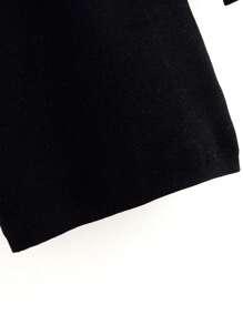 SHEIN Ragazza Tween Abito maglione con modello ragnatela