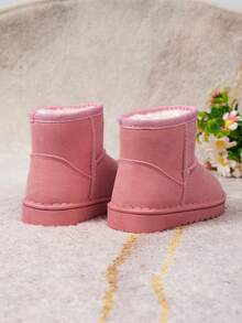 1 par Botas unisex corto invierno para niños , cálido con frío resistente - Rosa - Ver 2
