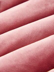 Áo khoác có mũ trùm đầu cho bé gái 1 mảnh - Bụi hồng - Xem 7