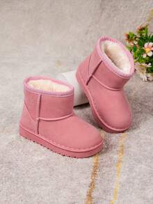 1 par Botas unisex corto invierno para niños , cálido con frío resistente - Rosa - Ver 4
