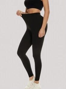 Padded Butt lifter Workout Yoga Leggings - Black - View 5