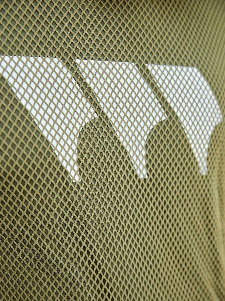 Men 1pc Graphic Print Outdoor Tee