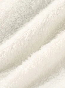 SHEIN 男小童翻蓋口袋插肩袖連帽絎縫外套