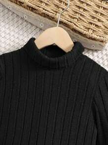 SHEIN 男童（小）兩件套 - 黑色 - 查看 3