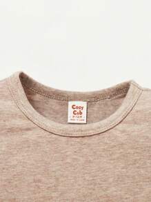 Cozy Pixies Baby Boy 2pcs Bear Print Tee - Multicolor - View 4