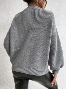 Stevige Oversized Geribbeld Truien
