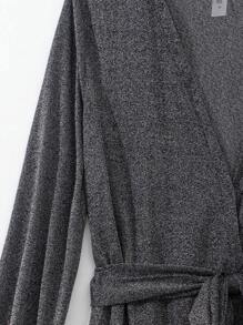 SHEIN Swim Summer Solid Belted Kimono