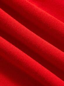 Cozy Pixies 女嬰聖誕圖案運動衫 - 紅色 - 查看 5