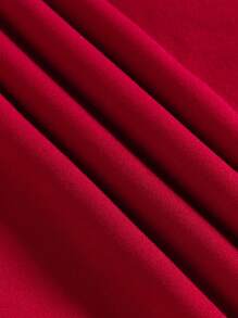 Teen Girls Casual Patterned Long-Sleeved Hooded Sweatshirt Suitable For Autumn And Winter - Red - View 5