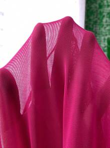 SHEIN Swim Summer Beach Ruffle Trim Cover Up Pants - Hot Pink - View 8