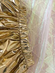 女嬰卡通人物圖案T恤和裙子&包 - 黑色 - 查看 7