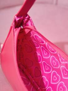 THE POWERPUFF GIRLS X SHEIN Fashionable Cartoon Character Pattern Women's Shoulder Bag - Multicolor - View 7