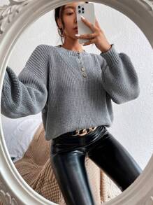 Stevige Oversized Geribbeld Truien