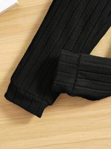 SHEIN 男童（小）兩件套 - 黑色 - 查看 4