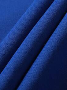 Teen Boy Slogan Graphic Kangaroo Pocket Drawstring Hoodie - Blue - View 7