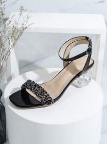 In de mode & Elegant Strassversiering Vrouwen Hoge hakken Sandalen