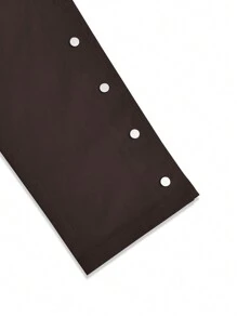 Manfinity Hypemode Men Flap Pocket Side Cargo Pants - Coffee Brown - View 4