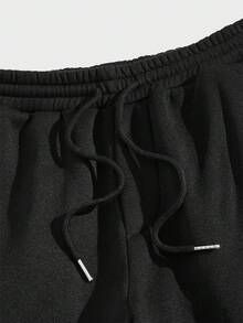 GENTILAND Nam In Eagle Eo dây rút Quần thể thao - màu đen - Xem 3