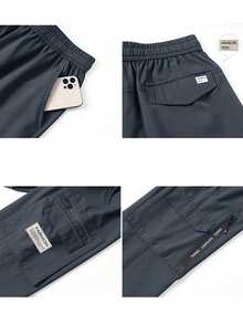 Pantalones para hombre Liso - Gris Oscuro - Ver 3