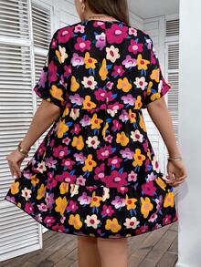 SHEIN Holidaya Đầm Plus Size - Nhiều màu - Xem 2