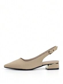 Zapatos Planos Para Mujer - Albaricoque - Ver 3