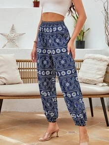 Quần nữ - Màu xanh lam - Xem 3