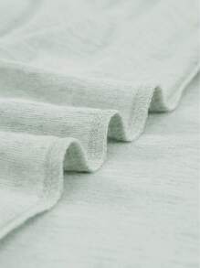 CILKOO Solid Button Front Coat - Grey - View 6