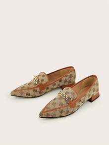 女性平底鞋,時尚又適合通勤 - 棕色 - 查看 5