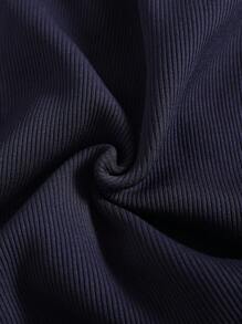 SHEIN Unity Thermal Lined Leggings - Navy Blue - View 4