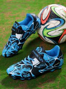 Youth Football Shoes With Anti-slip, Waterproof, Wear-resistant, Breathable & Classic Design For Soccer Training, Running On Turf
