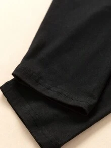 Talla grande Camiseta con estampado de letra