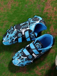 Teenagers' Anti-slip Football Shoes, Waterproof, Wear-resistant, Breathable, Ideal For Training, Running, Soccer Play