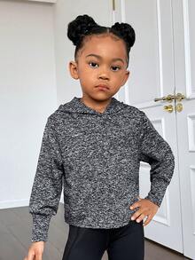 SHEIN Trang phục năng động Bé Gái - Màu xám đen - Xem 5