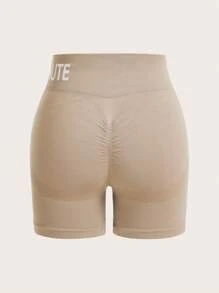 Quần Shorts Thể thao Nữ Xù Lá thư - Nhiều màu - Xem 6