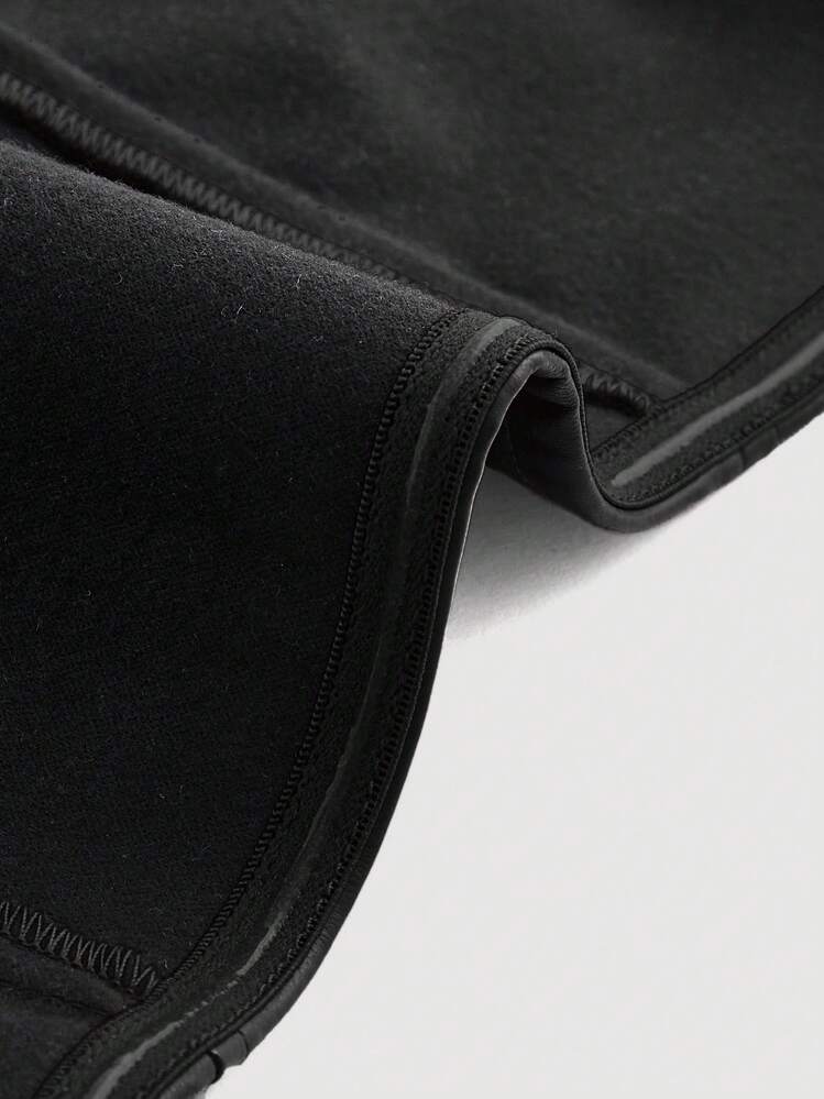 SHEIN x Marika Sila SHEIN MOD Top bandeau unicolor PU - Negro - Ver 3