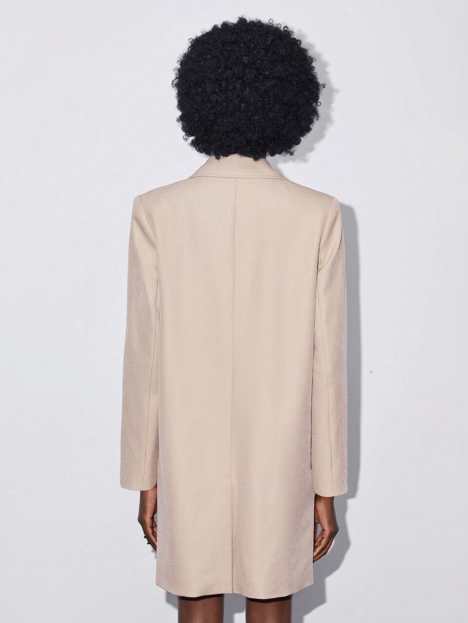 Double Breasted Flap Detail Coat In Fall/Winter