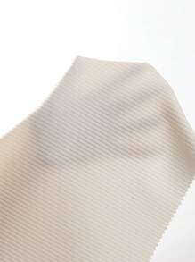 GOLDENLINE Top tank de coche con estampado de letra de canalé - Albaricoque - Ver 3