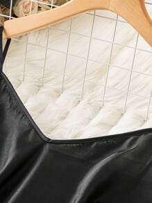 SilkySpell Solid Cami Top & Ruffle Hem Shorts PJ Set / Pajama Set