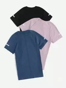 Easithlete 纯色运动长袖 T 恤，带拇指孔，基本款 T 恤，健身上衣，运动背心 - 彩色 - 查看 2