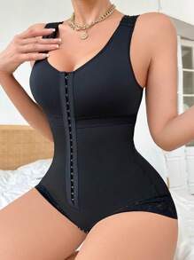 鉤眼塑身衣連體衣