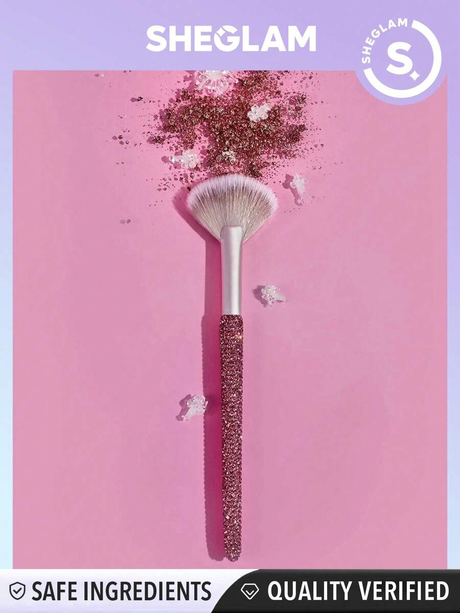 SHEGLAM Holidazzle Diamond Highlighter Brush - Pink - View 1