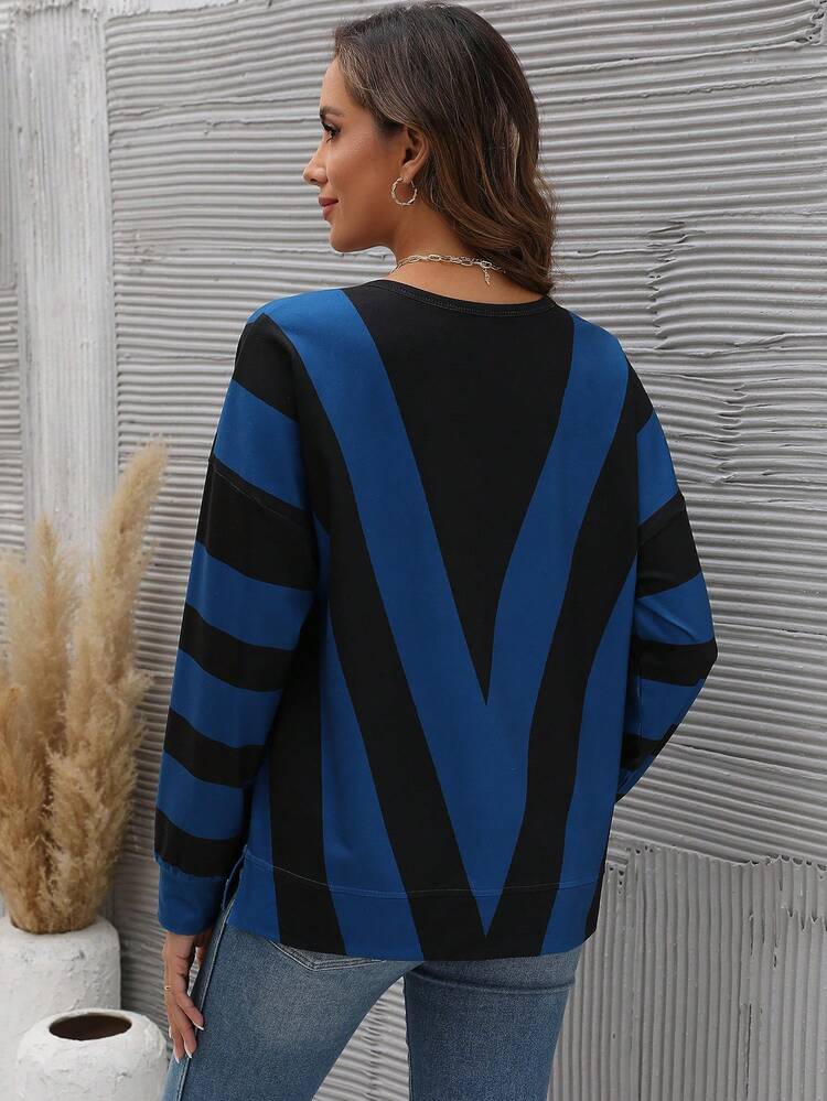 Colorblock Half Zip Sweatshirt