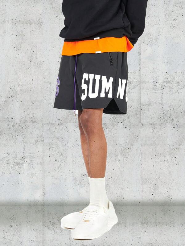 SUMWON Nylon Short With Front Graphic