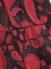 Manfinity AFTRDRK Men Plus 1pc Paisley Print Waistcoat